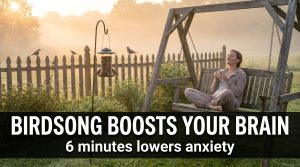 Birdsong Mental Health Benefits: Science Says 6 Minutes Lowers Anxiety